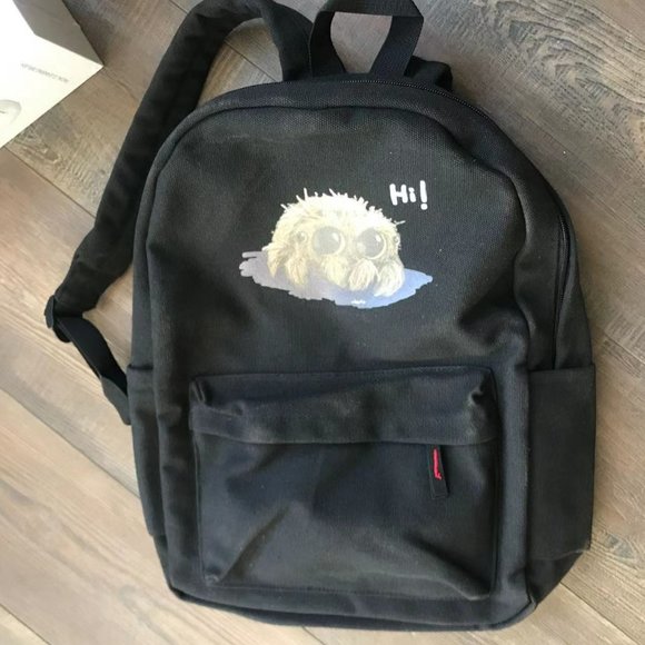 black canvas backpack - Picture 3 of 4